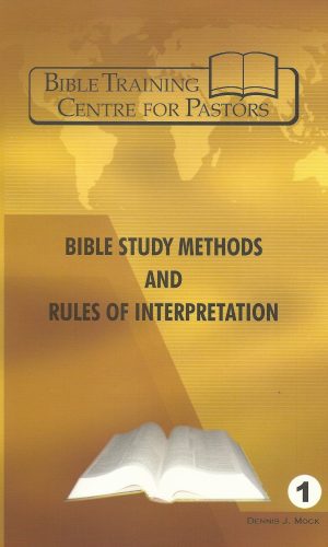 Bible study methods and Rules of interpretation